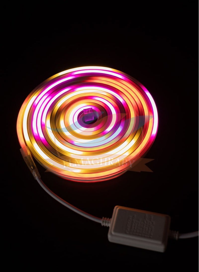 5M Multicolor Neon Light Strip - For decoration and Ramadan adornment. - Image 1