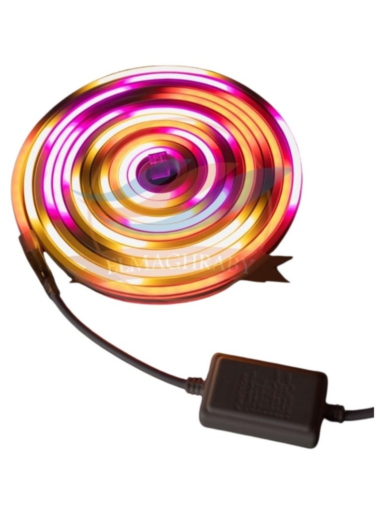 5M Multicolor Neon Light Strip - For decoration and Ramadan adornment. - Image 2