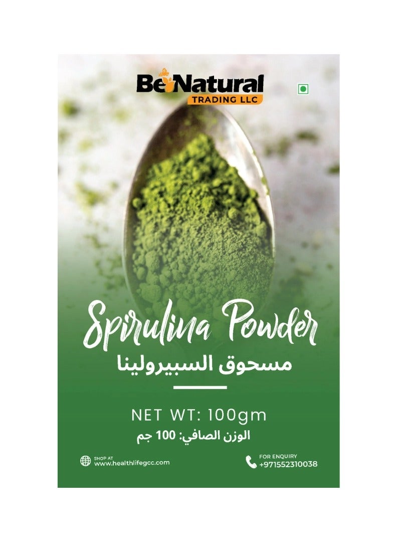 Be Natural Spirulina powder – 100 gm - Image 1