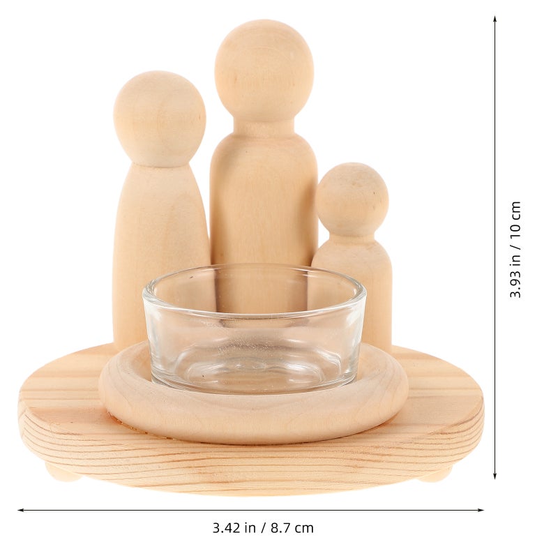 2pcs Holder For Pillar Candles Vintage Decor For Home Candlestick Candle Holder Table Centerpiece For Dining Room Tealight Centerpiece - Image 3