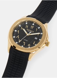 Royale Royale Executive Men's Rubber Strap Arabic Watch  - Image 3
