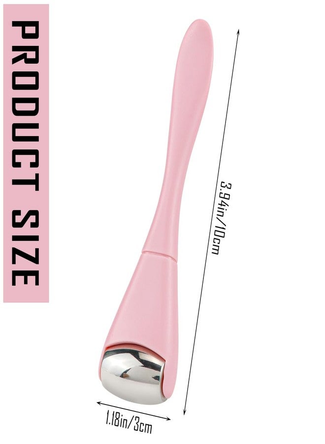 UPIQNG Eye Roller Face Roller Mini Ice Roller Facial Massage Roller Eye Cream Applicator Handheld Metal Eye Roller Skin Care Tool for Relief Facial Puffiness - Image 2