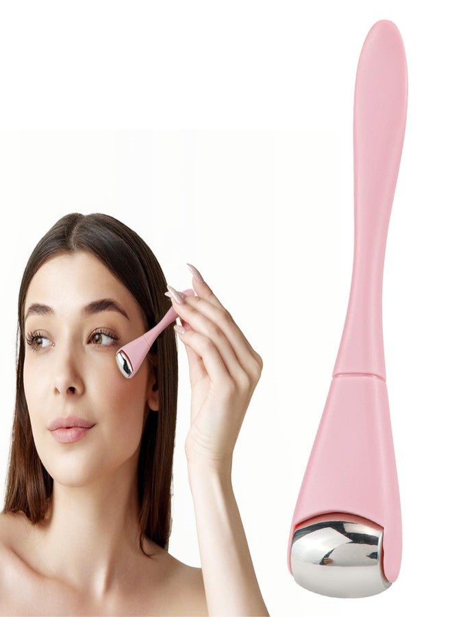 UPIQNG Eye Roller Face Roller Mini Ice Roller Facial Massage Roller Eye Cream Applicator Handheld Metal Eye Roller Skin Care Tool for Relief Facial Puffiness - Image 1