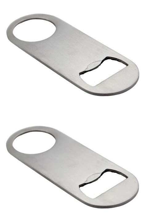 Dynore Stainless Steel Bottle/Bar/Beer/Soda Opener Small- Set of 2 - Image 1