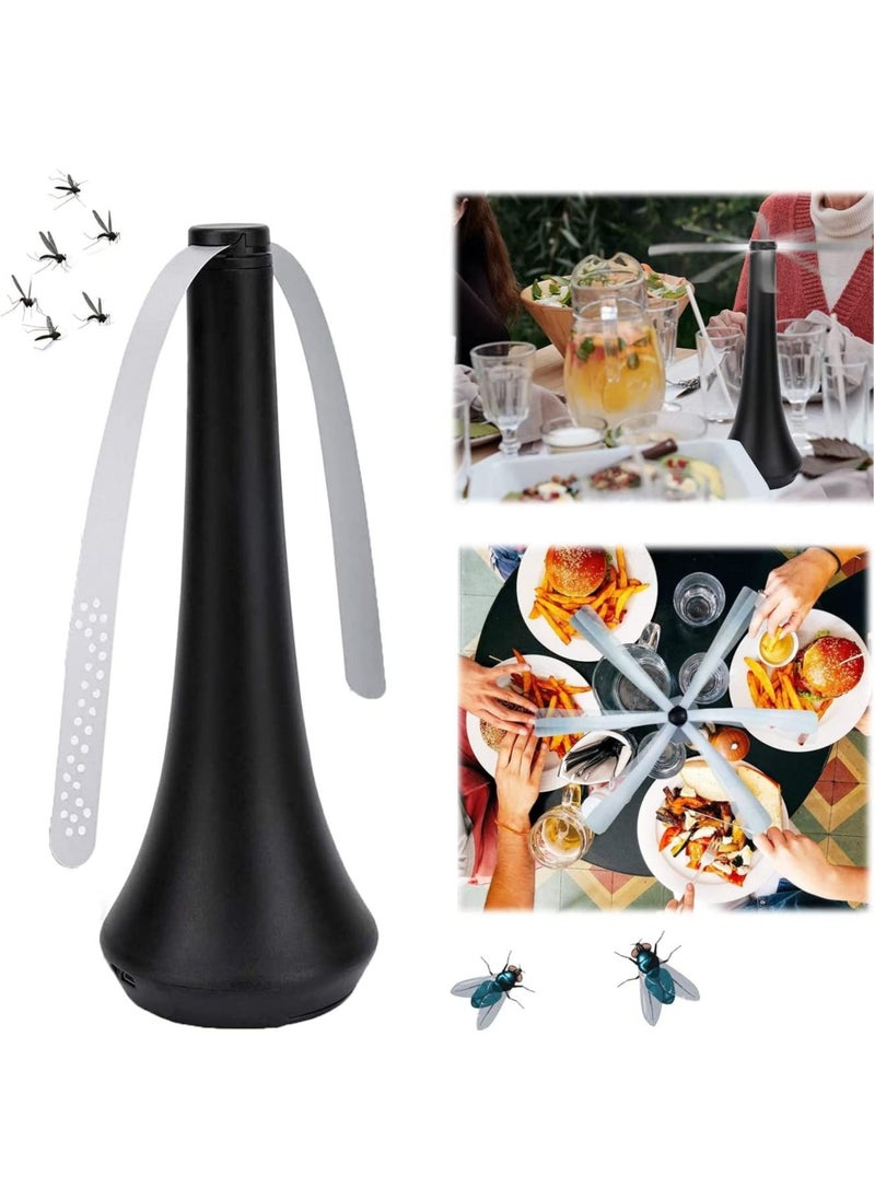 Excefore - Fly Fans for Tables, Ultra-Silent Fly Repellent Mosquito Repellent Fan,Lightweight Eco-Friendly for Outdoor Picnic Camping Meal Home Hotel, Outdoor Dinner, Party, BBQ, Keep Flies Bug Away Tables - Image 1