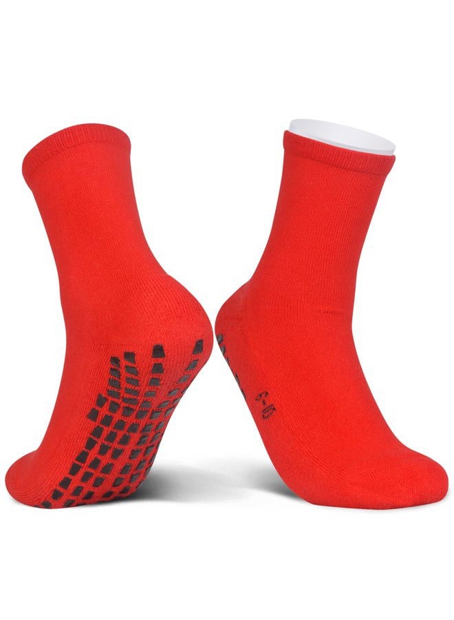 Raigoo Grip Slipper Socks For Kids(4-16 Years Old) Youth Boys & Girls, Cushioned Sport Athletic Hospital Socks - Image 4