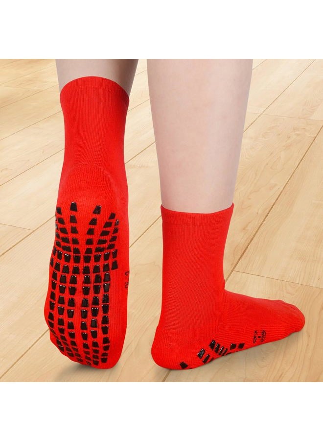 Raigoo Grip Slipper Socks For Kids(4-16 Years Old) Youth Boys & Girls, Cushioned Sport Athletic Hospital Socks - Image 2