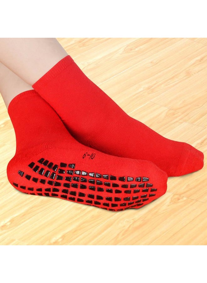 Raigoo Grip Slipper Socks For Kids(4-16 Years Old) Youth Boys & Girls, Cushioned Sport Athletic Hospital Socks - Image 5