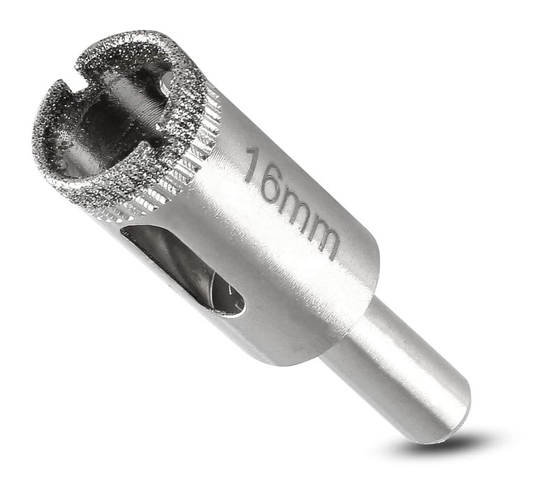 Luomorgo 5Pcs 16mm/5/8 inch Diamond Hole Saw, 1.1 inch Cutting Depth Diamond Drill Bits for Glass Ceramic Marble Porcelain Tile Granite Quartz Gemstone - Image 4