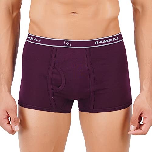 RAMRAJ COTTON Mens Vintrack Trunk Without Pocket Pack of 3 (80) Assorted - Image 3