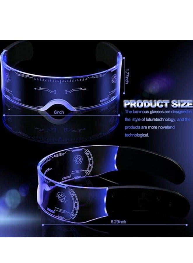 Led Glasses Light Up Glasses Led Visor Glasses Many  Colors , Luminous Glasses forCosplay Party Bar - Image 1