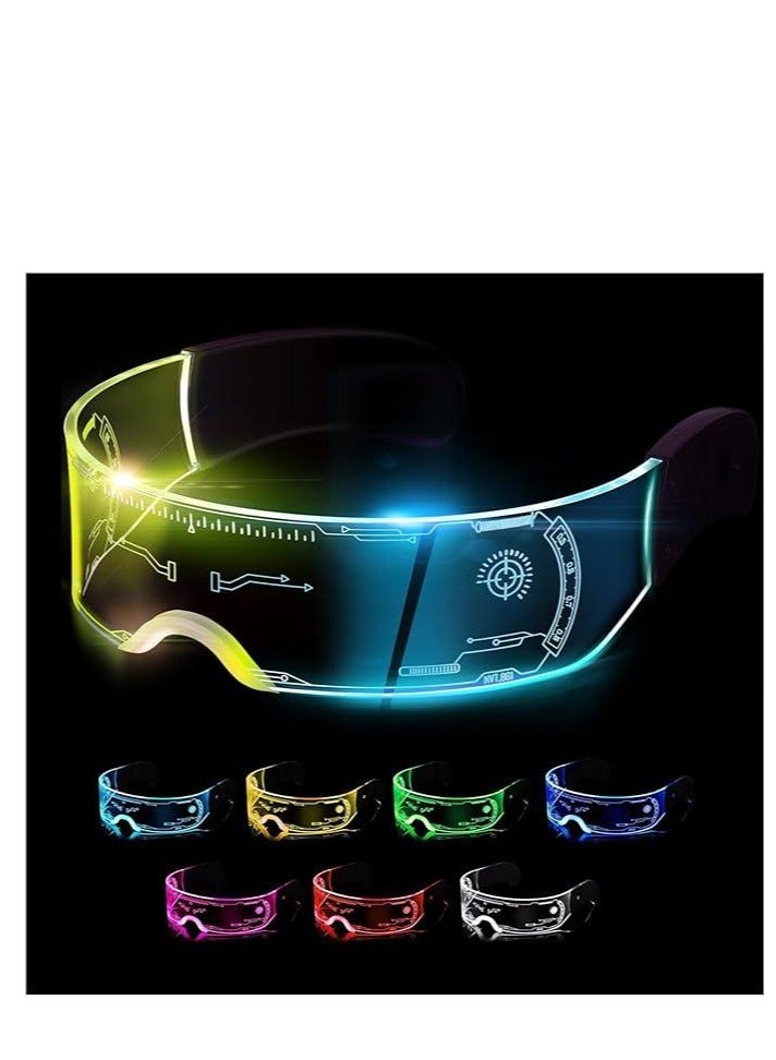 Led Glasses Light Up Glasses Led Visor Glasses Many  Colors , Luminous Glasses forCosplay Party Bar - Image 3
