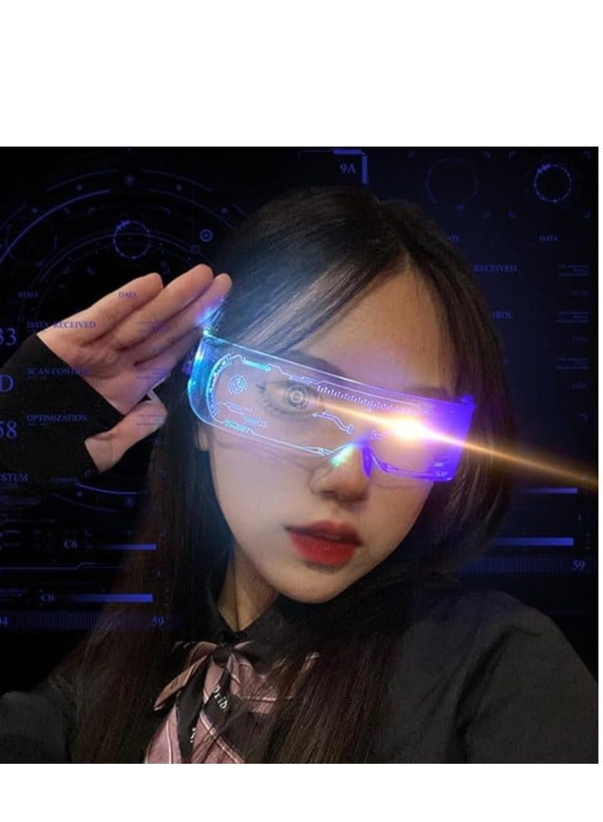 Led Glasses Light Up Glasses Led Visor Glasses Many  Colors , Luminous Glasses forCosplay Party Bar - Image 4