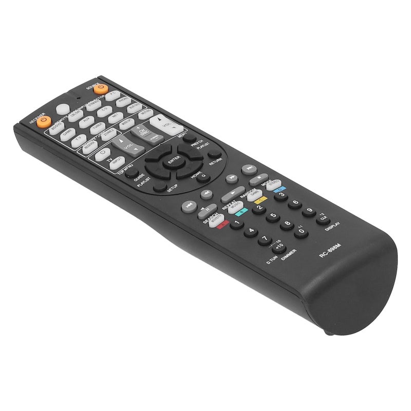 Remote Control RC-898M Fit for Onkyo TX-NR5008 TX-NR709 TX-NR646 - 10m Range Button Remote Control Replacement - High Sensitivity ABS Home TV Remote Control for Onkyo TX-NR747 TX-NR545 - Image 2