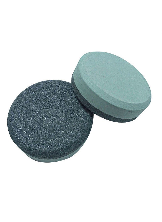 1pcs Axe Sharpener Sharpening Stone 3.75 Inch Multipurpose Sharpening Puck Double Sided 120 & 240 Grit for Axes Hatchets Machetes Blades