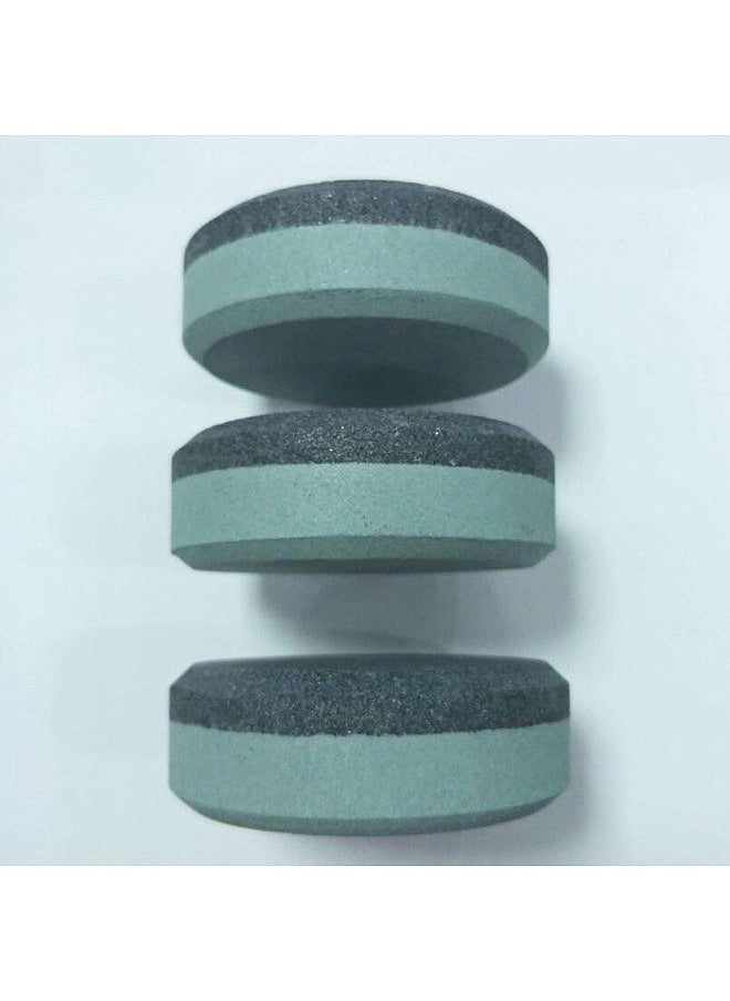 1pcs Axe Sharpener Sharpening Stone 3.75 Inch Multipurpose Sharpening Puck Double Sided 120 & 240 Grit for Axes Hatchets Machetes Blades