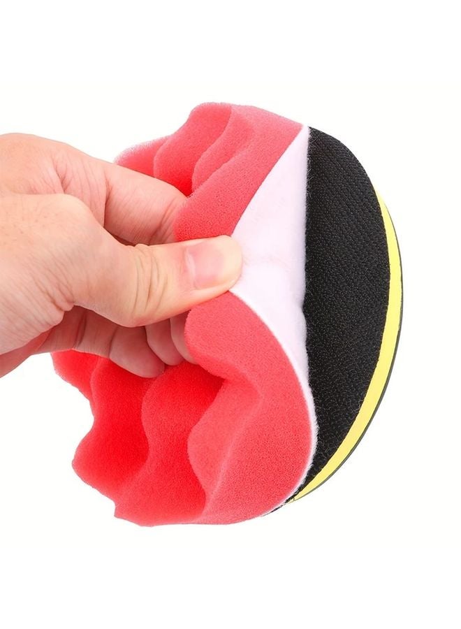 12pcs 125mm Car Polisher Sponge Pads Buffing Waxing Kit For Drill Buffer Wheel - Image 4