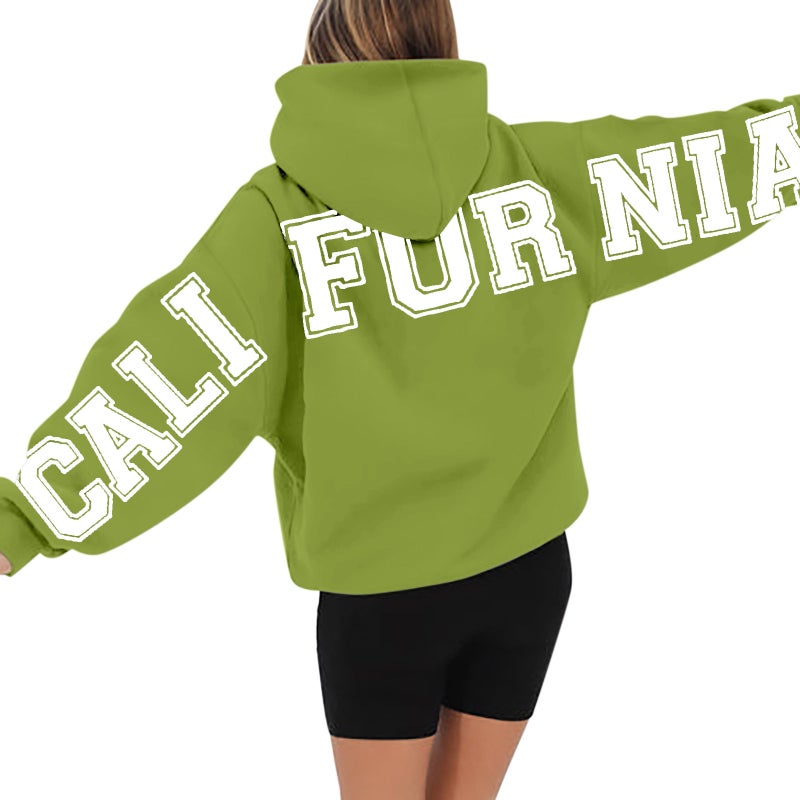 and sweater hooded new loose fashion men''s and women''s letters printing factory direct sales - Image 1