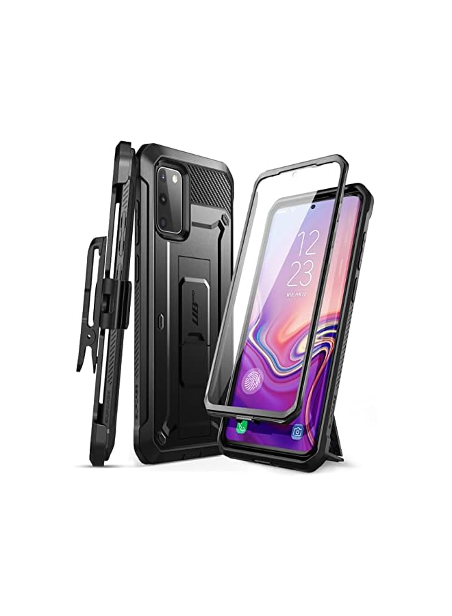 SupCase Unicorn Beetle Pro Series Designed for Samsung Galaxy S20 FE (2020 Release), Full-Body Dual Layer Rugged Holster & Kickstand Case with Built-in Screen Protector (Black) - Image 2