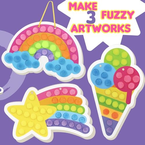 Kalakaram Pom Pom Creations | Color Matching & Sorting Activity Set for Kids | Colour Toys for Toddlers with Foam Shapes & Pom Poms, Learning Montessori-Sensory Toy, Gift for Boys, Girls Age 2-6 Years - Image 4