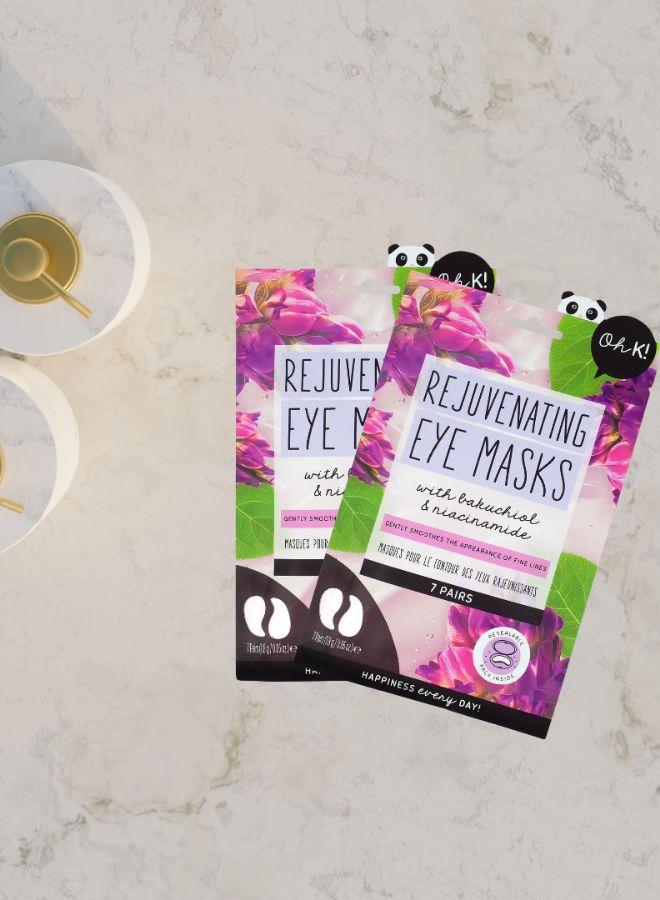 Oh K Multi-Pack Rejuvenating Under Eye Mask Set – Daily Hydrating, Cooling, and Brightening Eye Patches for All Skin Types - Image 1