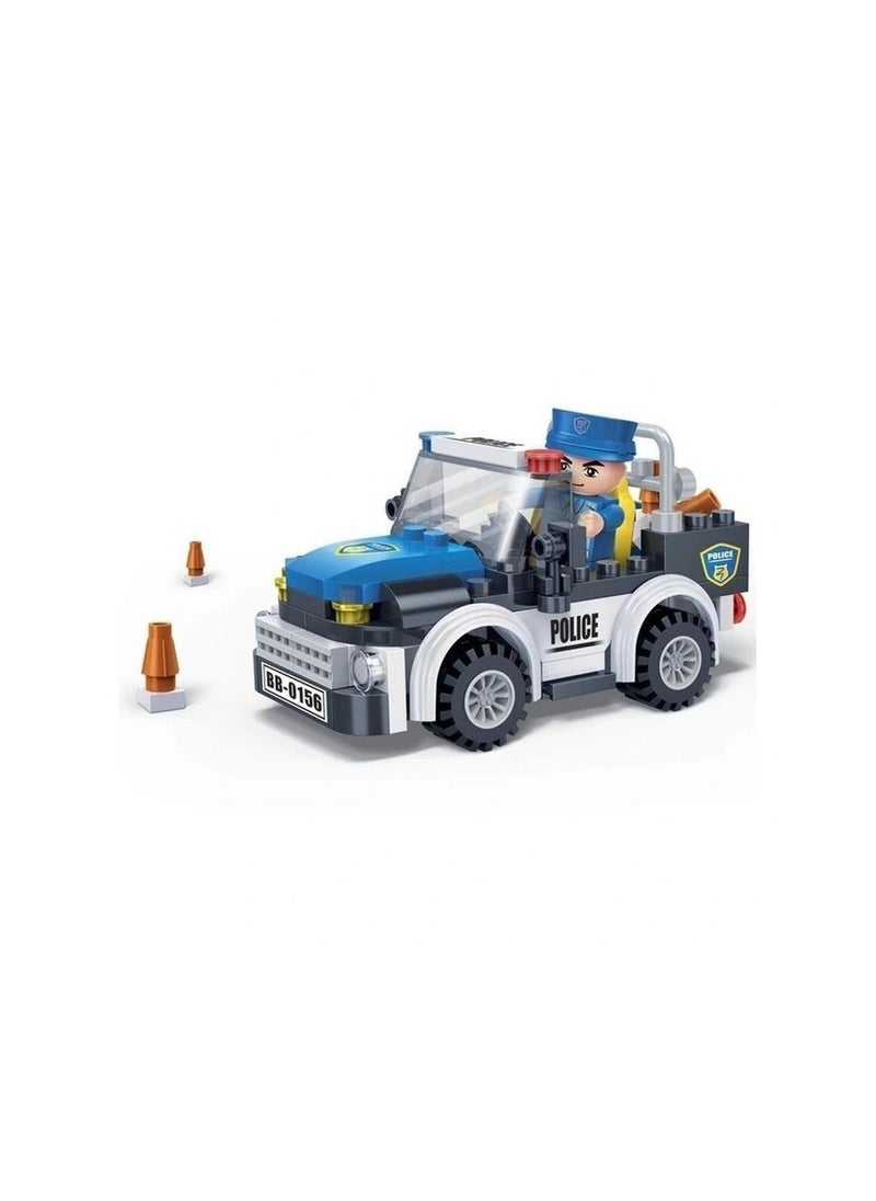 BanBao Banbao – Police Patrol Car 88 Pieces – 7017  - Image 2