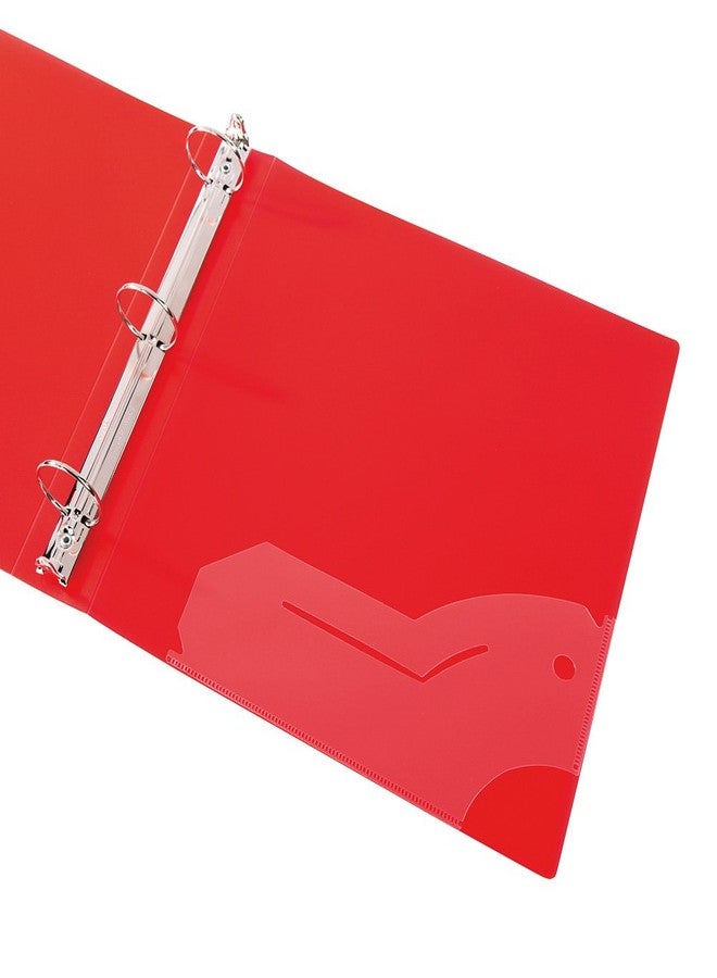 فيليكسيك مجلدات حلقية شفافة من Filexec 50003-6492، مقاس 1 بوصة، مجموعة من 6 مجلدات، 6 ألوان متنوعة: توت أزرق، فراولة، عنب، ليمون أخضر، ليمون، يوسفي - Image 4