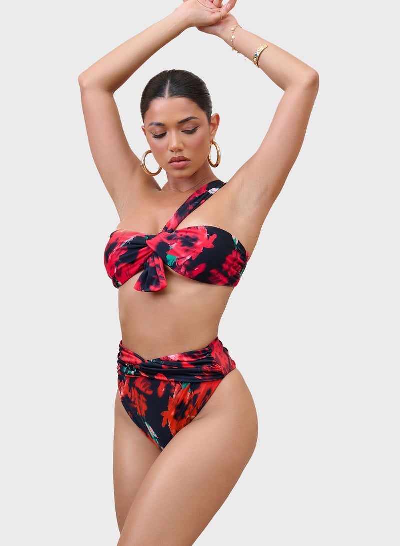 Club L London Front Twisted Bikini Bottom  - Image 3