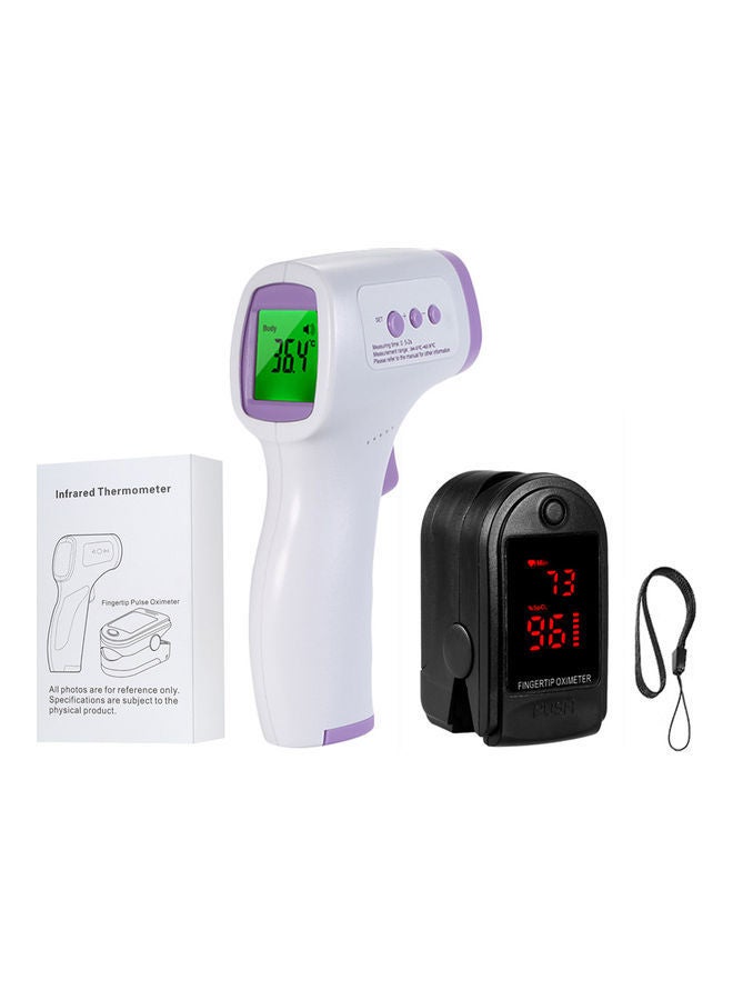 NIBEMINENT Infrared Thermometer With Oximeter And Lanyard Cable - Image 1