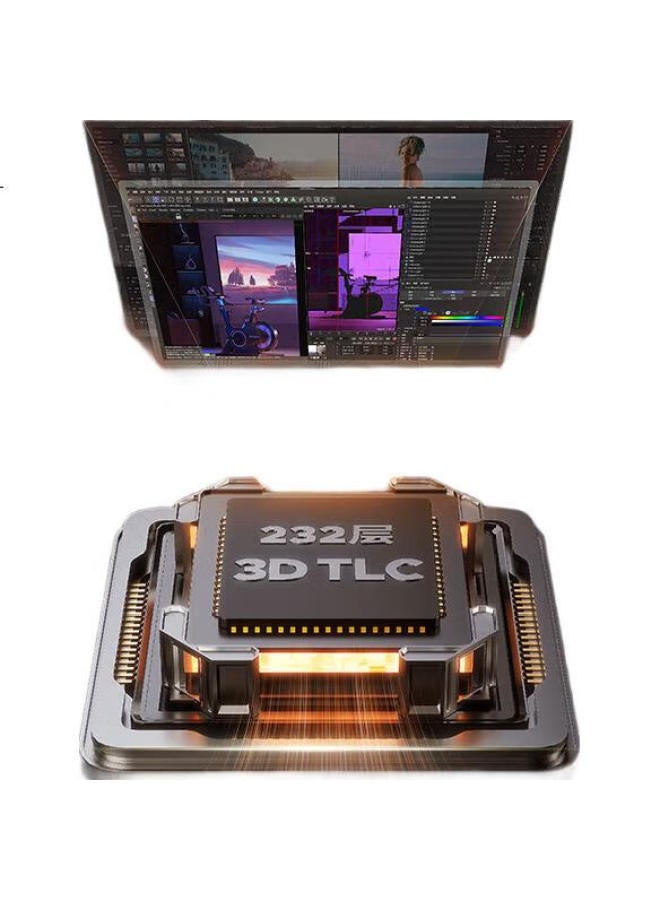 Orico Orico 1Tb Ssd M.2 Interface Nvme Pcie4.0 Turbos4 (Read Speed 7450Mb/S) Ai Computer Ps5 Expansion Sleeve Ssd - Image 3