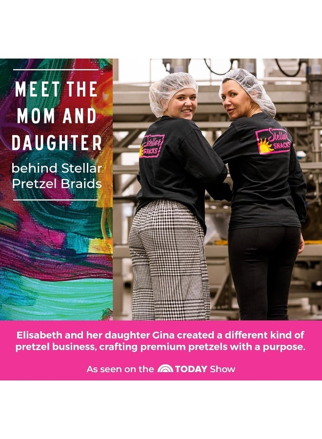 Stellar Snacks Vegan Pretzel Braids - Sea Salt Flavor - Image 4