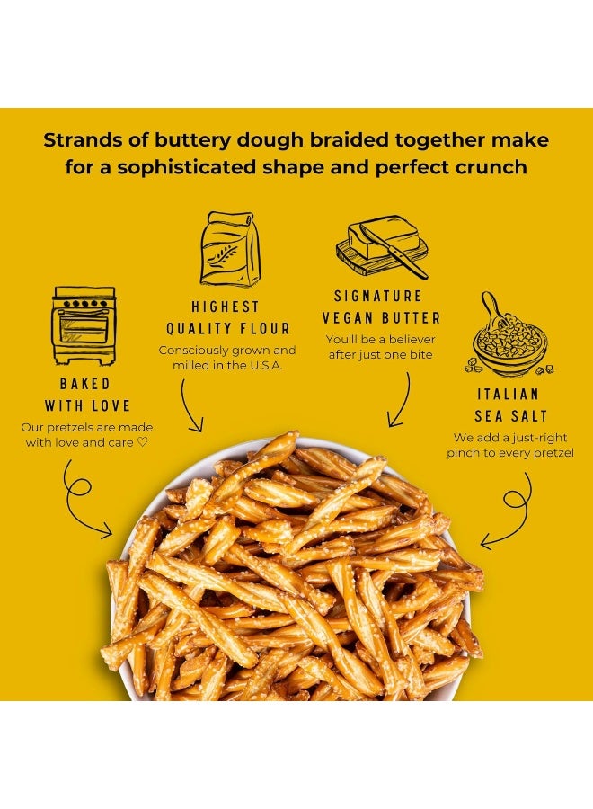Stellar Snacks Vegan Pretzel Braids - Sea Salt Flavor - Image 3