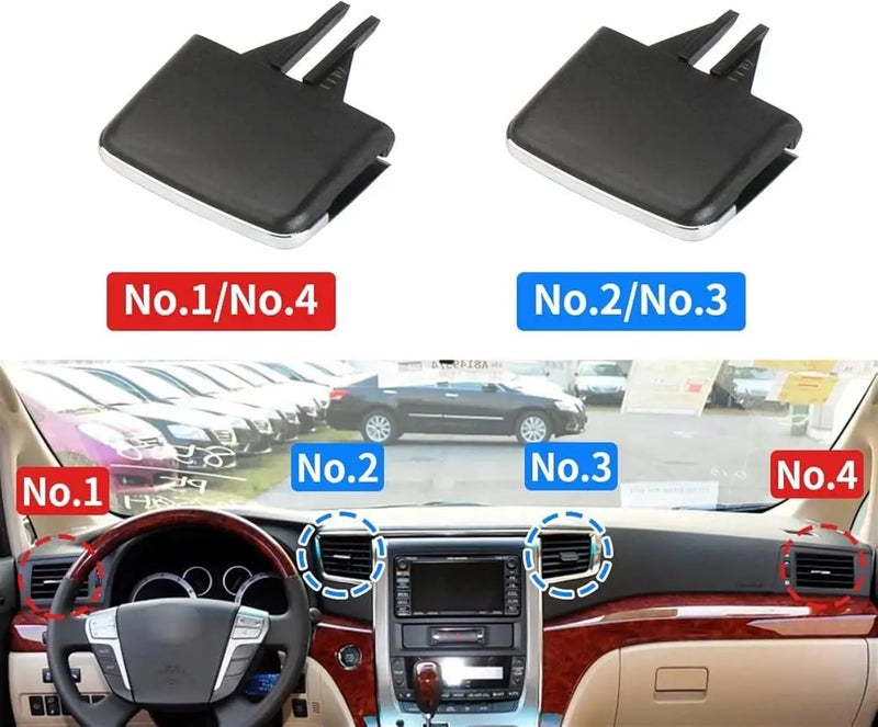 DEMULAX Car Air Conditioning Vent Clip Repair Kit - Image 4