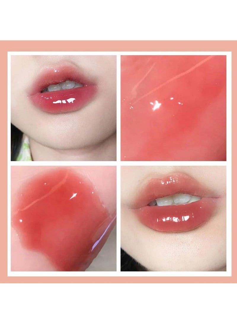 Dragon Ranee 10 Colors Lip Gloss Set, Korean Lip Tint Stain, Natural Moisturizing Lip Gloss, Mini Liquid Lipstick, Long-Lasting Hydrating Lip Plumping Gloss, Multi-Use Lip and Cheek Tint Stain - Image 4