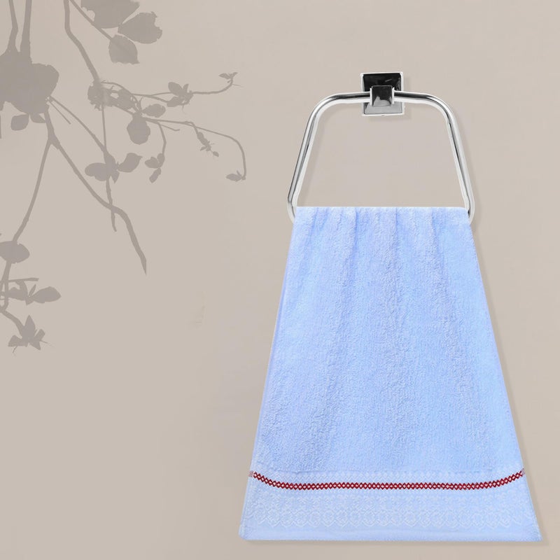 Stainless Steel Wall Mounted Towel Ring Holder Bright Polished Bathroom Kitchen Organizer - Image 4