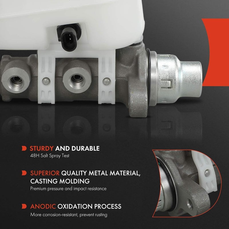 A-Premium Brake Master Cylinder with Reservoir and Sensor - Image 2