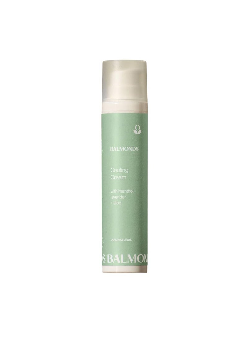 Balmonds - Balmonds - Cooling Cream - 3.5oz. (100ml) - 99% Natural Moisturizer With Menthol & Aloe - Fragrance Free - Vegan/Cruelty Free - All Skin Types - Image 1