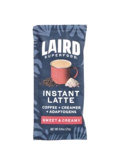Laird Superfood Laird Superfood, Instant Latte, Sweet & Creamy, 5 Packs, 0.9 oz (25 g) Each  - Image 3