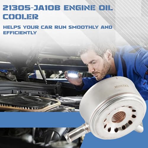 cycwer Engine Oil Cooler 21305-JA10B 21305JA10B for 2009-2018 Murano Altima Pathfinder Quest JX35 3.5L Engine Oil Coolers & Kits - Image 4