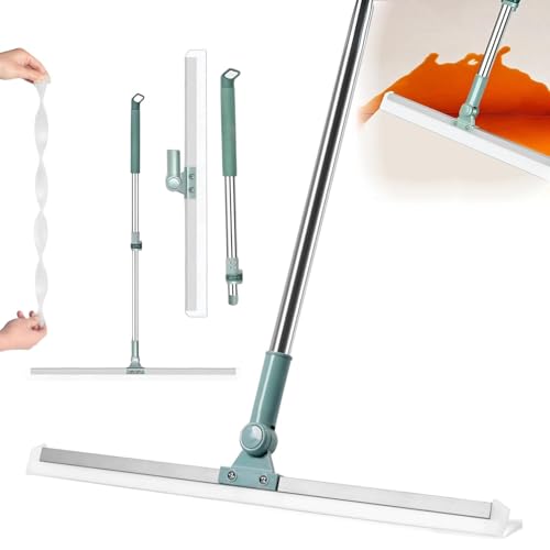 GKN Heavy Duty 50 Inch Magic Broom Silicon Floor Wiper 180 Degree Rotating Squeegee Broom for Cleaning Silicon Rubber Floor Scrubber for Home Garage Bathroom Tile Marble Glass Window Cleaning - Image 1