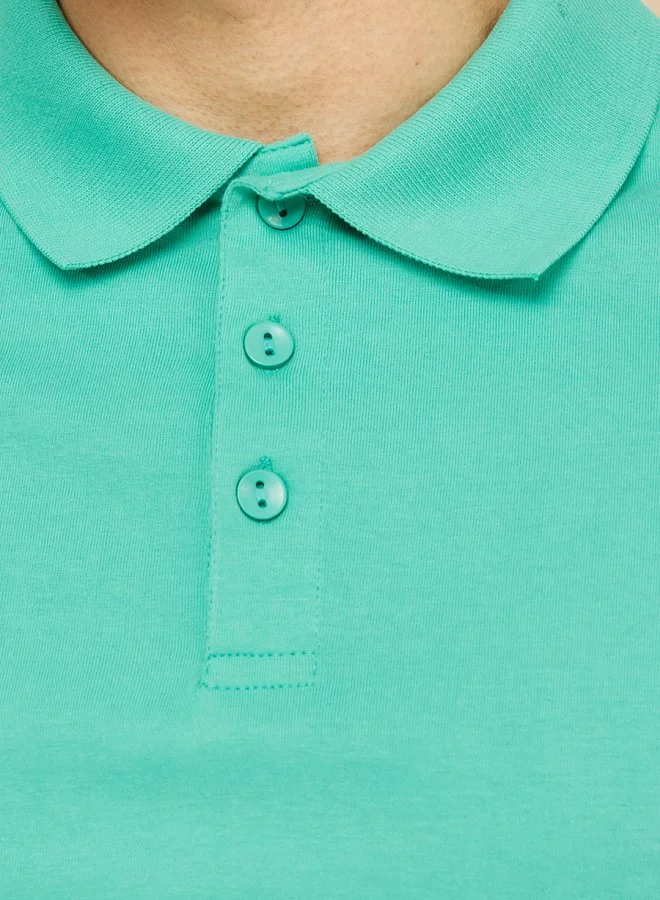 Styli Compact Cotton Jersey Regular Polo