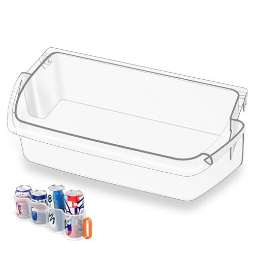 Alvar UPGRADED W10803530 W10582649 Door Shelf Bin WRT311FZDW01 Parts Compatible with Whirlpool Refrigerator Door Shelf AP5982593 PS11703474 WRT311FZDW00 WRT311FZDM00 WRT311FZDM01 WRT311FZDW02 Door Shelves - Image 1