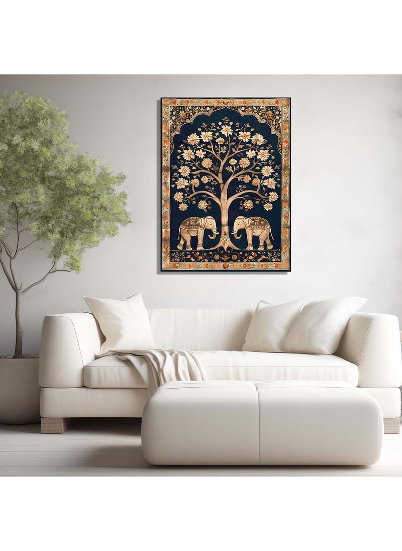 KOTART Kotart Premium Kalamkari Wall Art Canvas Print Living Room Office Decor HD Print Cotton Canvas Indian Wall Art 18x24 inch Kalamkari Art 9  - Image 5