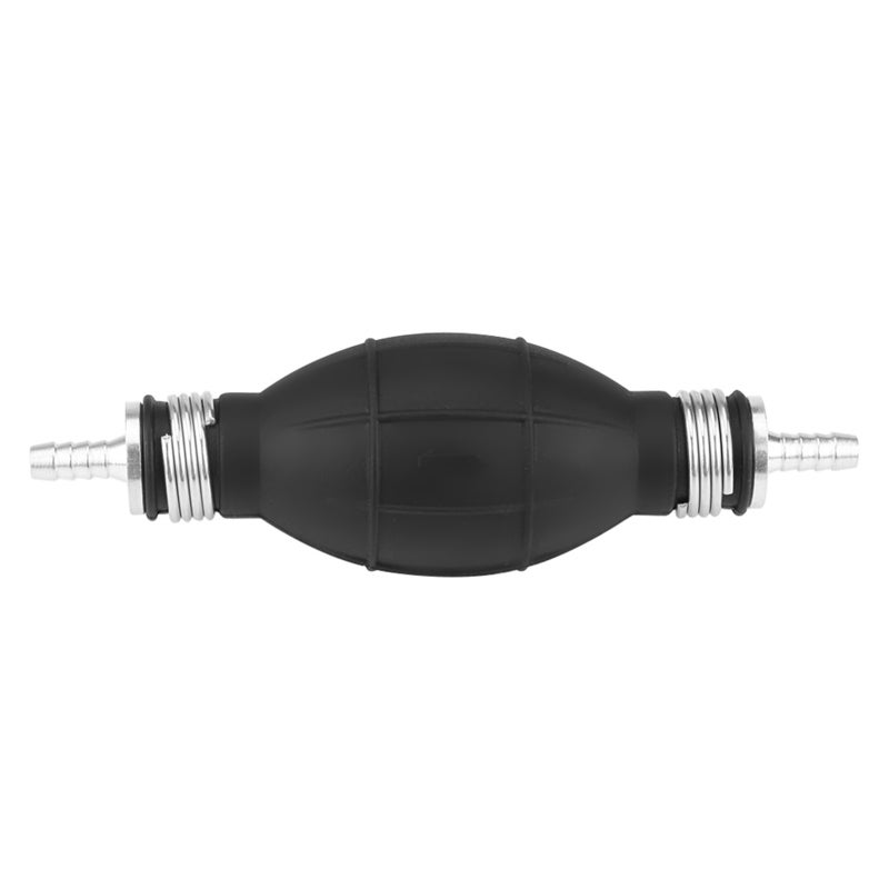 Rubber Fuel Transfer Line: 12mm Thickened Rubber & Corrosion Resistant Metal - Anti-leak Double Sealing Clips Hand Primer Pump with Large Suction Force for Most Engine Maintenance - Image 3