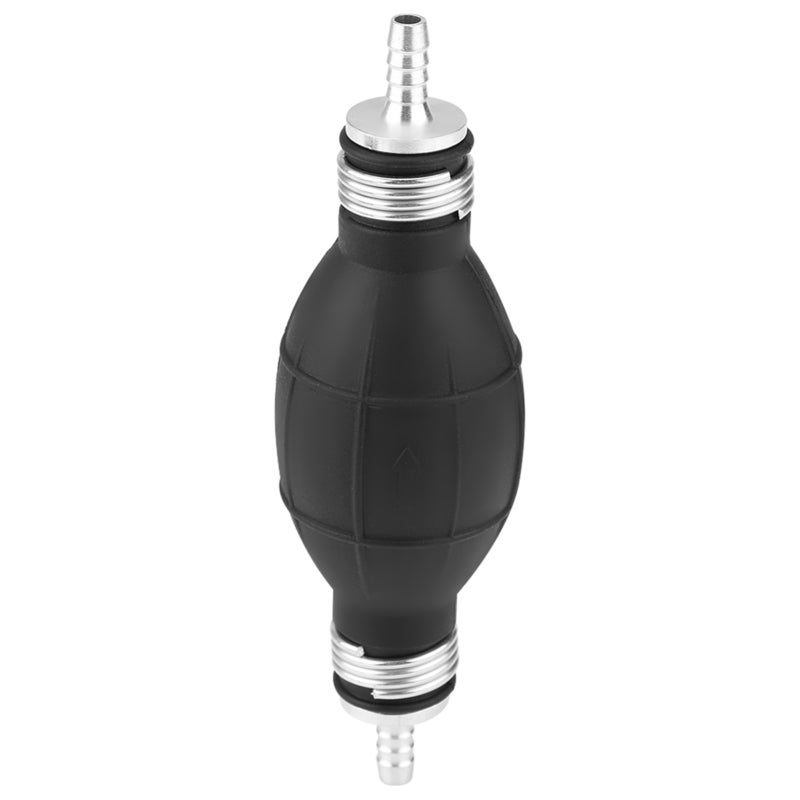 Rubber Fuel Transfer Line: 12mm Thickened Rubber & Corrosion Resistant Metal - Anti-leak Double Sealing Clips Hand Primer Pump with Large Suction Force for Most Engine Maintenance - Image 4