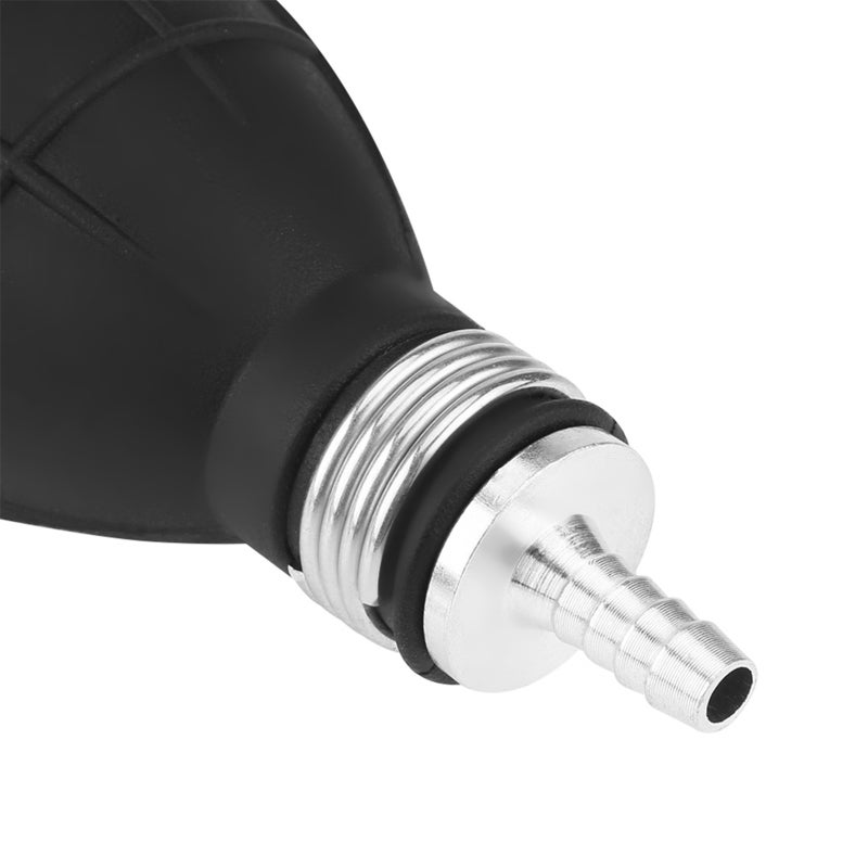 Rubber Fuel Transfer Line: 12mm Thickened Rubber & Corrosion Resistant Metal - Anti-leak Double Sealing Clips Hand Primer Pump with Large Suction Force for Most Engine Maintenance - Image 2