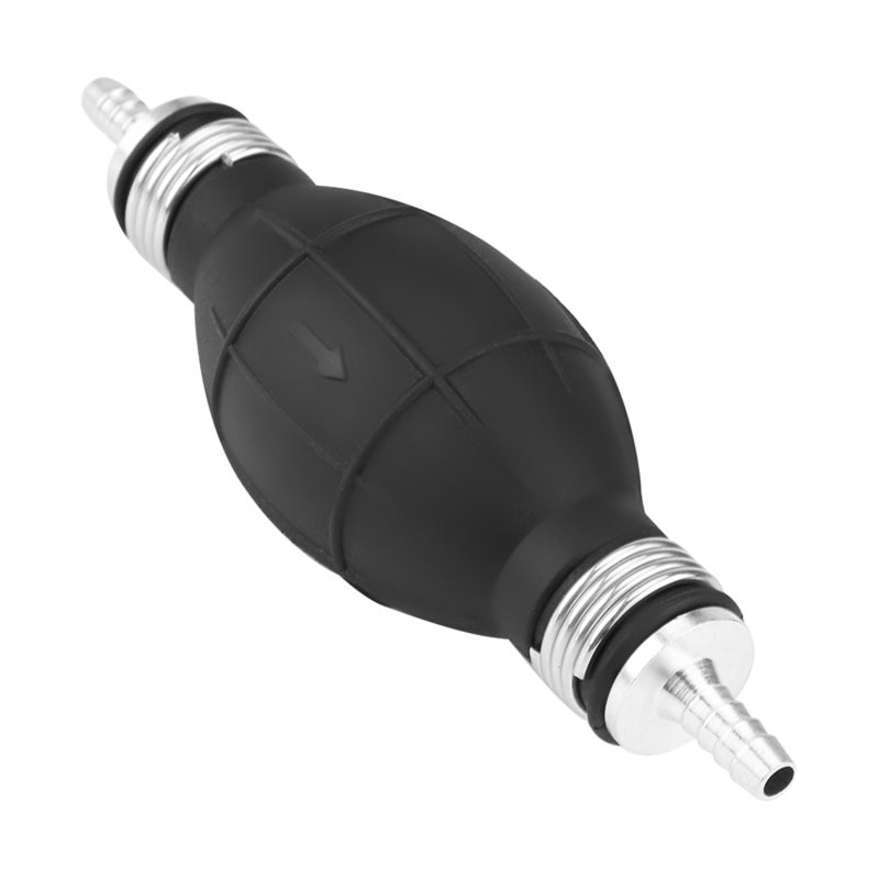 Rubber Fuel Transfer Line: 12mm Thickened Rubber & Corrosion Resistant Metal - Anti-leak Double Sealing Clips Hand Primer Pump with Large Suction Force for Most Engine Maintenance - Image 5