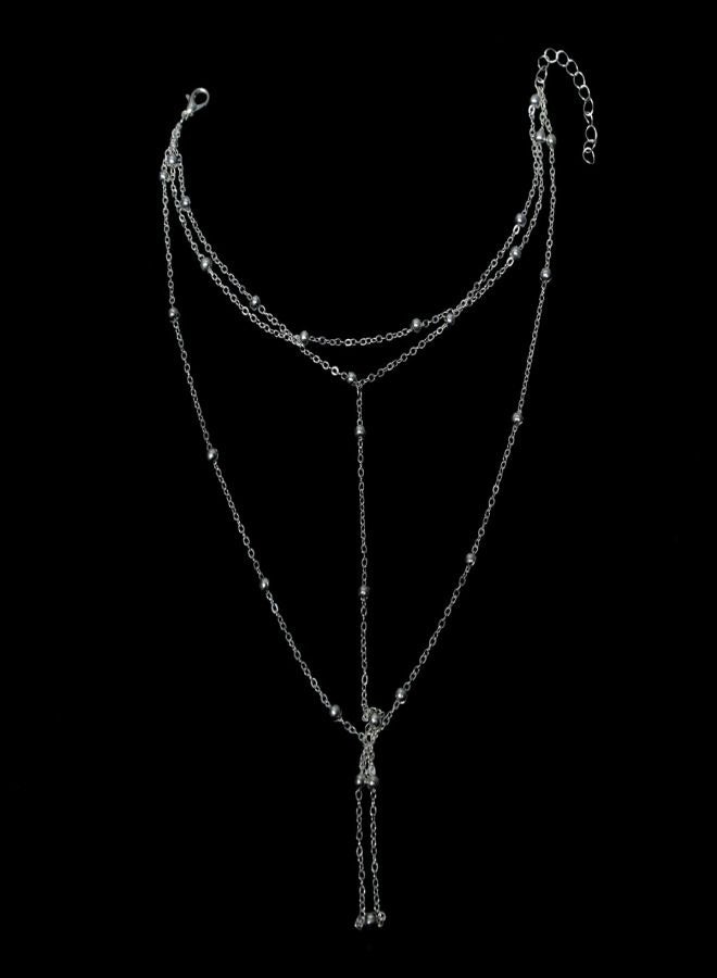 sweet cool wind anklet, multi-layered tassel beads,fashionable temperament, high heel accessories - Image 4