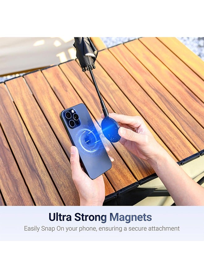 General Phone Umbrella for Sun, Magnetic Phone Sun Shade Shield Umbrella, Universal Phone Umbrella Sun Blocker Cover Visor for Beach Pool Outdoor Tiktok Video Photo Watching Shooting Phone Anti-Glare  - Image 2