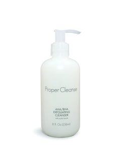 KarmaCeuticles Proper Cleanse AHABHA Exfoliating Cleanser with Jojoba Oil 8 oz 